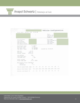 Truck Safety Regulations