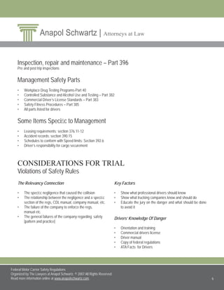 Truck Safety Regulations