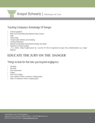 Truck Safety Regulations