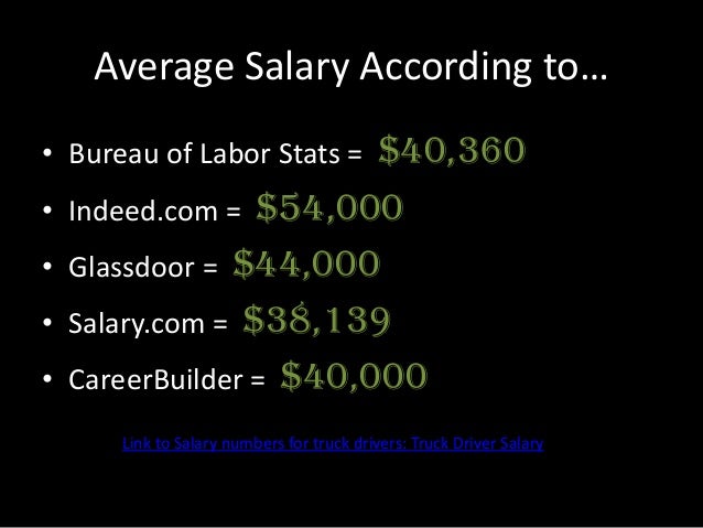 truck driver annual salary