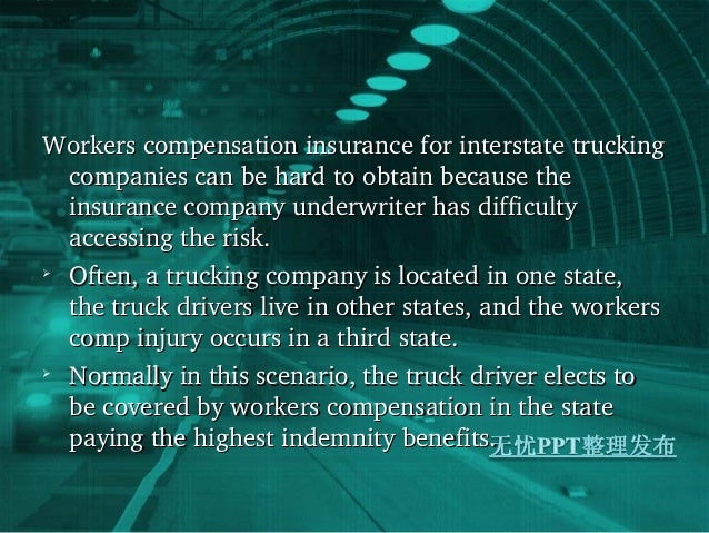 Truckers workers compensation insurance