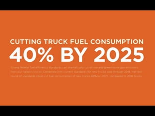 Cutting Truck Fuel Consumption 40% by 2025
