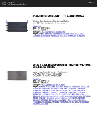 TRUCK PARTS LINE | PDF