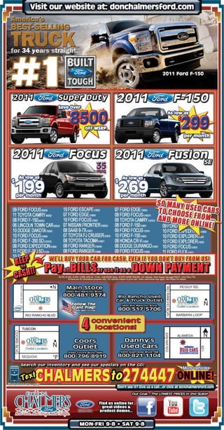 Trucks sales special at don chalmers ford rio rancho nm