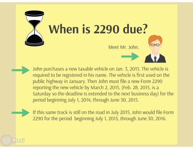 truck tax form 2290 e file form 2290 due date 2016