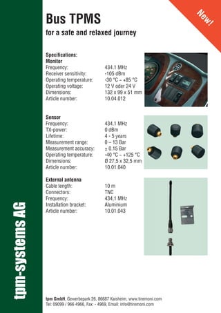 Truck TireMoni product catalog 2014 in English | PDF