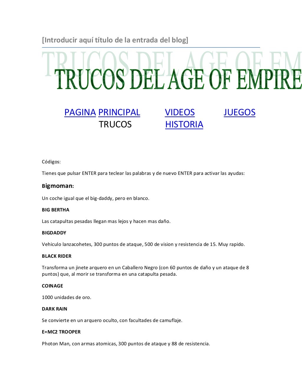 Claves para jugar age of empires ii miloalter