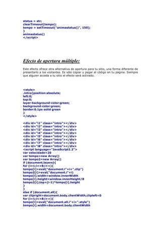 Trucos html para paginas web