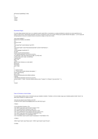 Trucos html para paginas web