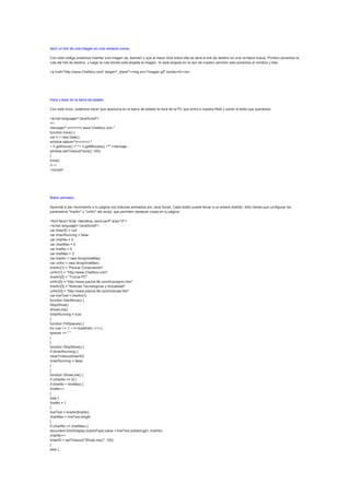 Trucos html para paginas web