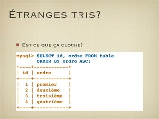 Trucs et astuces PHP et MySQL