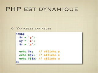 Trucs et astuces PHP et MySQL