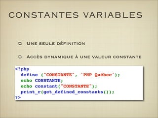 Trucs et astuces PHP et MySQL