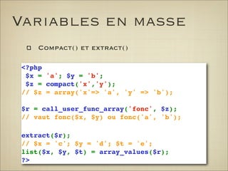 Trucs et astuces PHP et MySQL