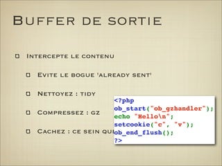 Trucs et astuces PHP et MySQL