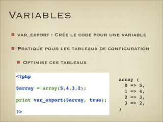 Trucs et astuces PHP et MySQL