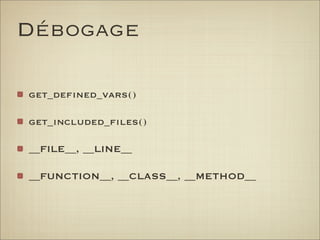 Trucs et astuces PHP et MySQL