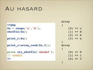 Trucs et astuces PHP et MySQL