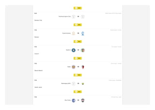 16:45 Martyr's Memorial 'B' Division League
Pulchowk Sports Club VS
Bansbari Club
17:00 Premier League - Armenia
Ararat-Armenia VS
Banants
17:00 First League - Armenia
Pyunik II VS
Ararat II
17:00 Erovnuli Liga 2 - Georgia
Gagra VS
Merani Martvili
17:00 Premier League - Bangladesh
Rahmatgonj MFS VS
Sheikh Jamal
17:00 Ybc Levain Cup - Japan
Oita Trinita VS
 