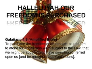 Redemption Ransom TRUE MEANING OF CHRISTMAS | PPT