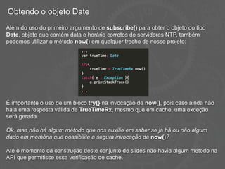 True Time Api True Time API Para Data e Horário NTP no Android | PDF
