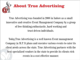 True Advertising Company Presentation