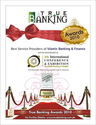 True banking award