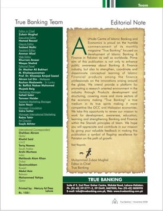 True banking magazine issue # 03