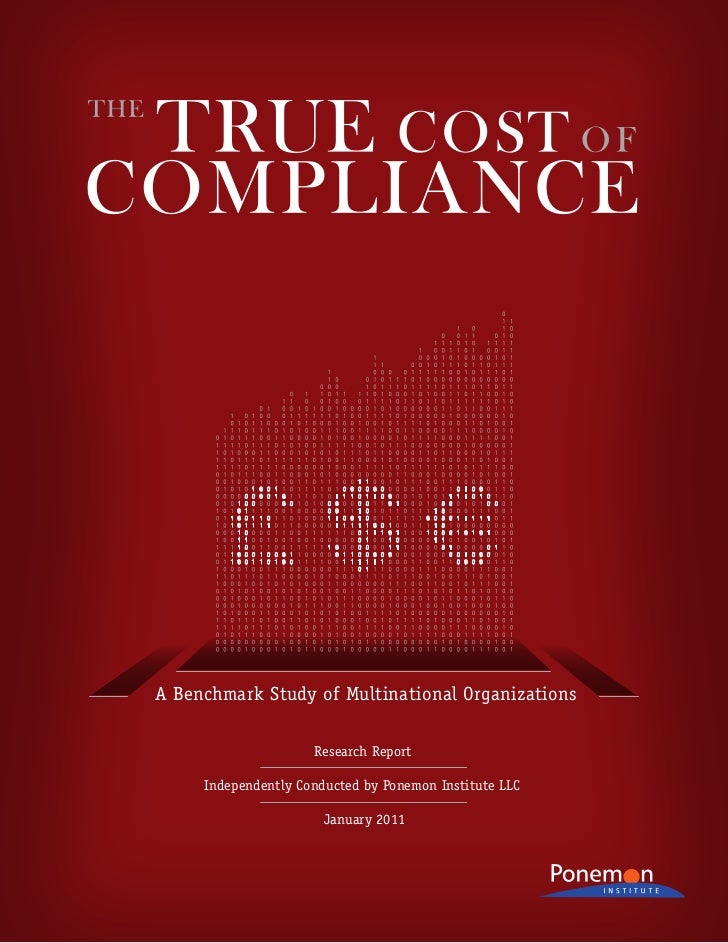 True Cost of Compliance