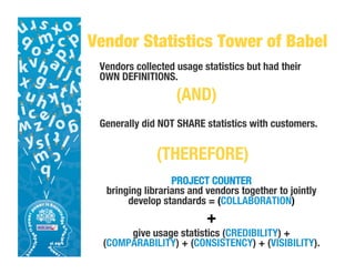 COUNTER Usage Statistics | PDF
