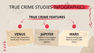 True Scripts Infographic True Crime Studies for College Infographics by SlidesgoTrue Crime ...