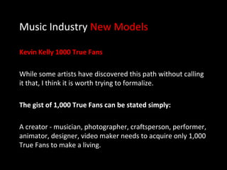 True Fans Only 1000 True Fans | PPT