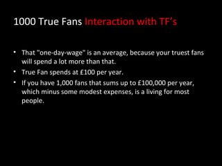 1000 True Fans | PPT