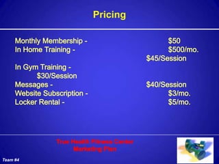 Pricing




Team #4
 