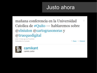 Justo ahora 