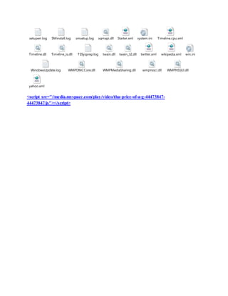 <script src="//media.myspace.com/play/video/tha-price-of-a-g-44473847-
44473847/js"></script>
setuperr.log SMinstall.log smsetup.log sqmapi.dll Starter.xml system.ini Timeline.cpu.xml
Timeline.dll Timeline_is.dll TSSysprep.log twain.dll twain_32.dll twitter.xml wikipedia.xml win.ini
WindowsUpdate.log WMPDMCCore.dll WMPMediaSharing.dll wmpnssci.dll WMPNSSUI.dll
yahoo.xml
 