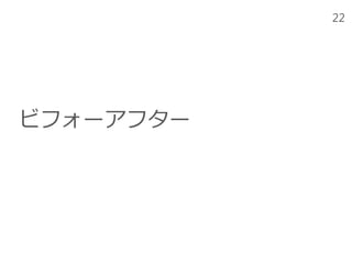 22
ビフォーアフター
 