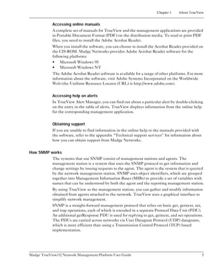 Madge Trueview/32 (GUI network management application from Madge ...