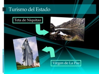Turismo del Estado
Teta de Niquitao
Virgen de La Paz
 