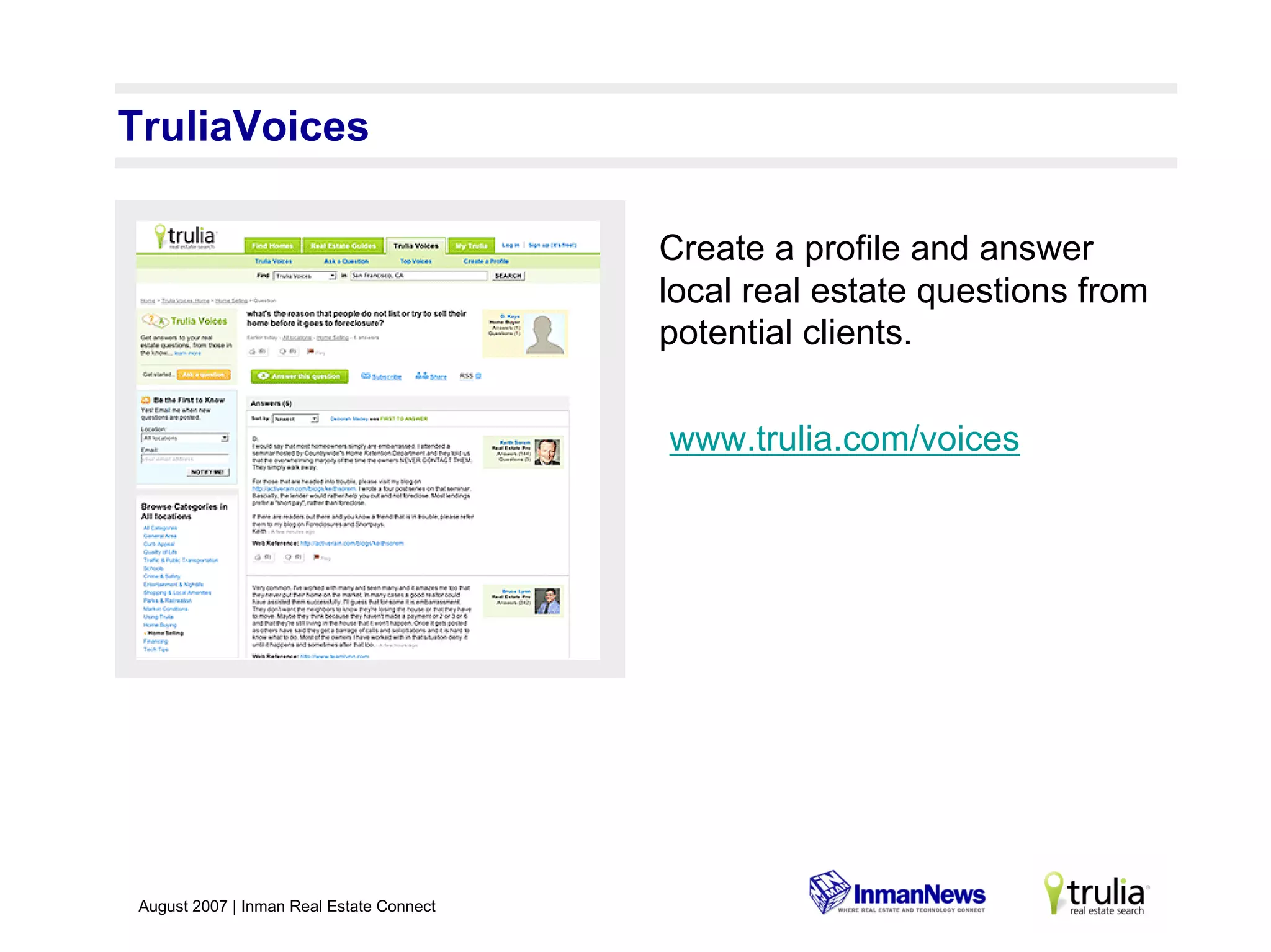 Trulia Inman Top50 Marketing Ideas