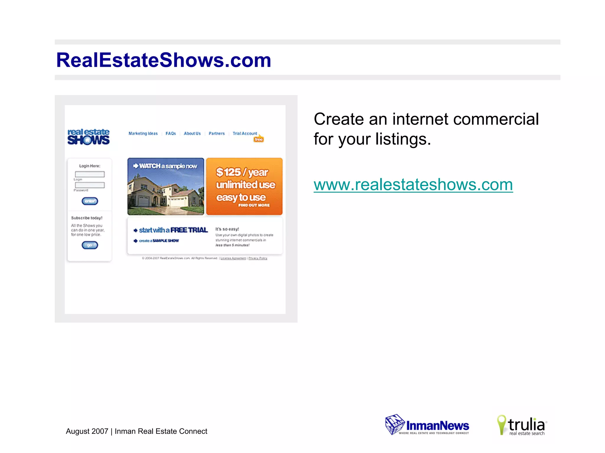Trulia Inman Top50 Marketing Ideas