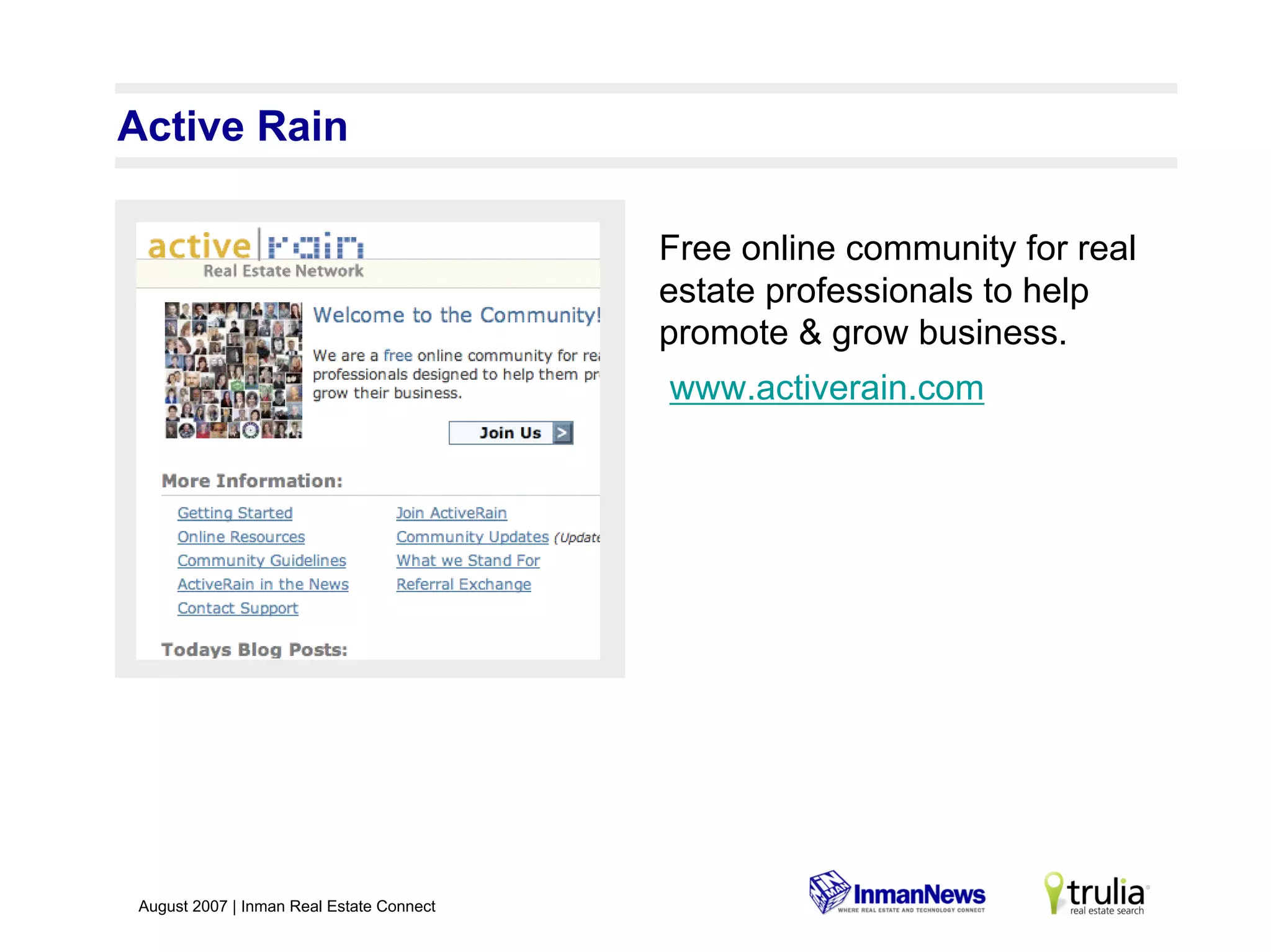 Trulia Inman Top50 Marketing Ideas