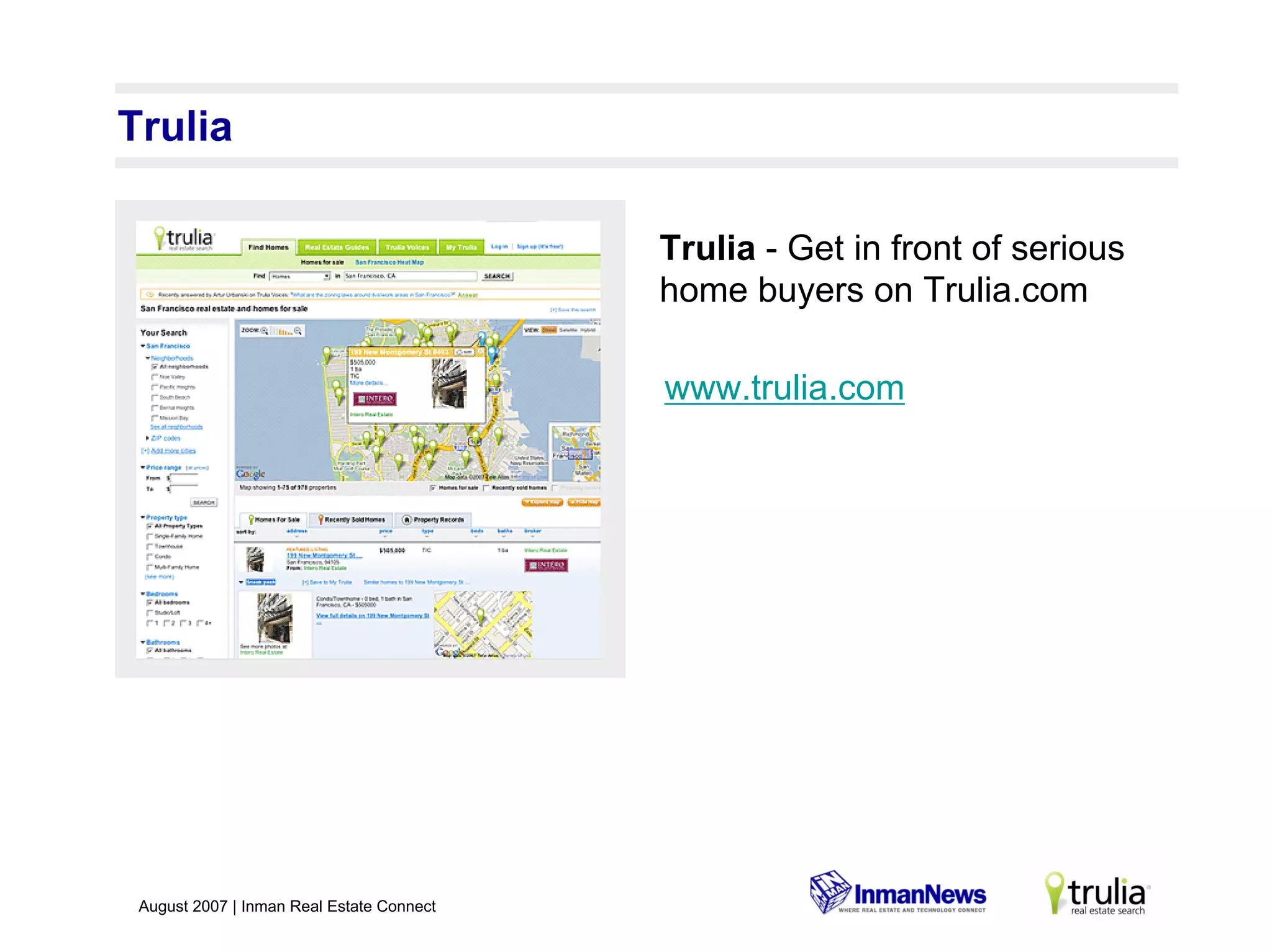 Trulia Inman Top50 Marketing Ideas