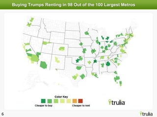 Buying Trumps Renting in 98 Out of the 100 Largest Metros




6
 
