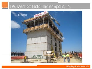 J.W. Marriott Hotel Indianapolis, IN.
33 Floors
 