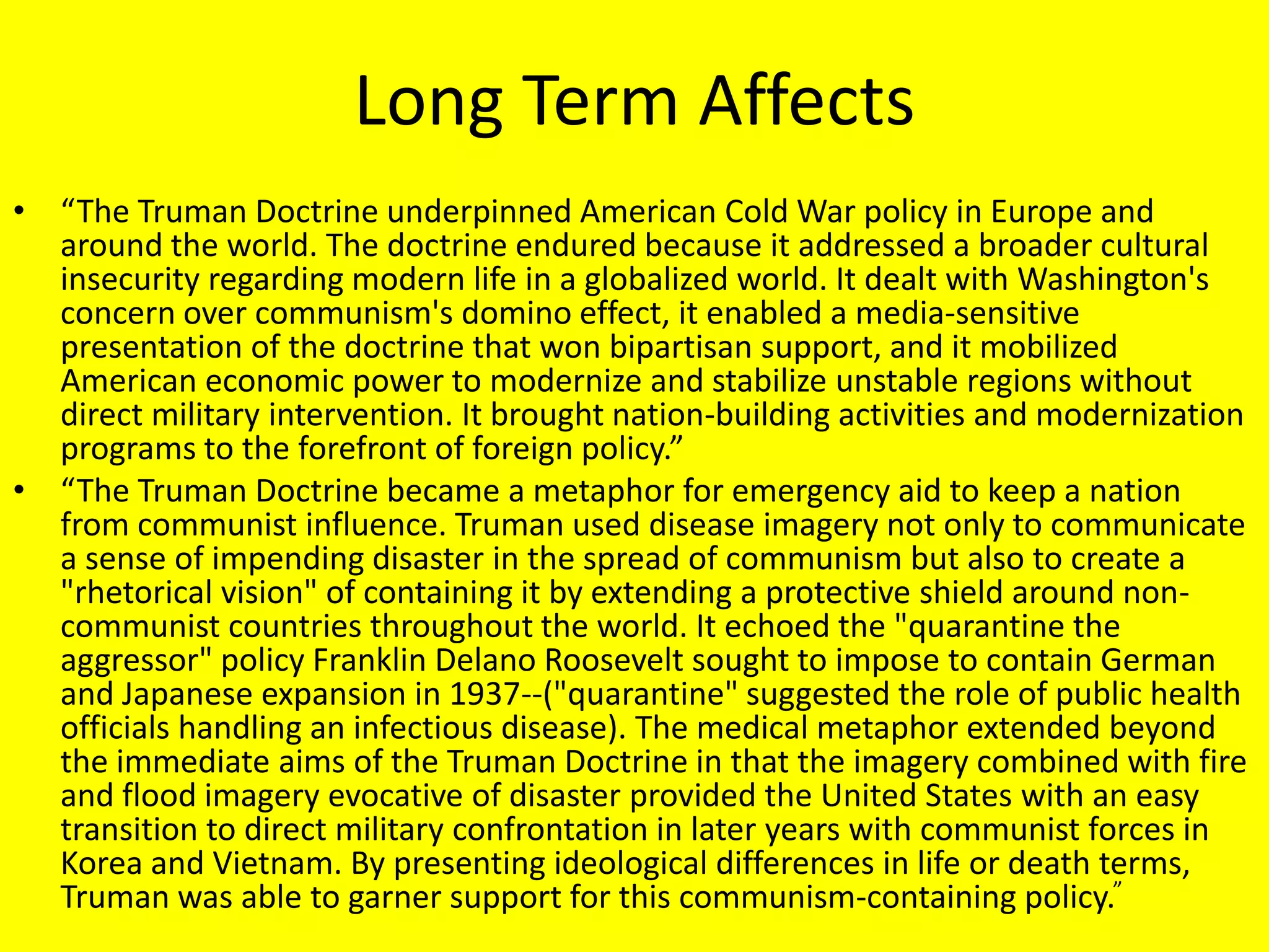 The Truman Doctrine Drawing That Predicted The Future - 5vovezw
