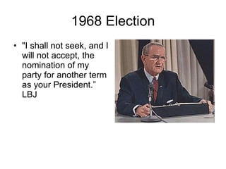 1968 Election ,[object Object]