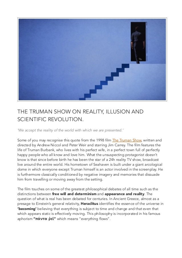 Analysis Of The Movie The Truman Show