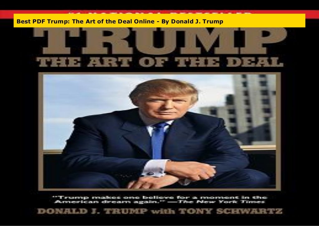 Best PDF Trump The Art of the Deal Online By Donald J. Trump
