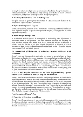 Peace Plan Examples TRUMP'S PEACE PLAN FOR GAZA AND ITS POSITIVE AND NEGATIVE ASPECTS.pdf